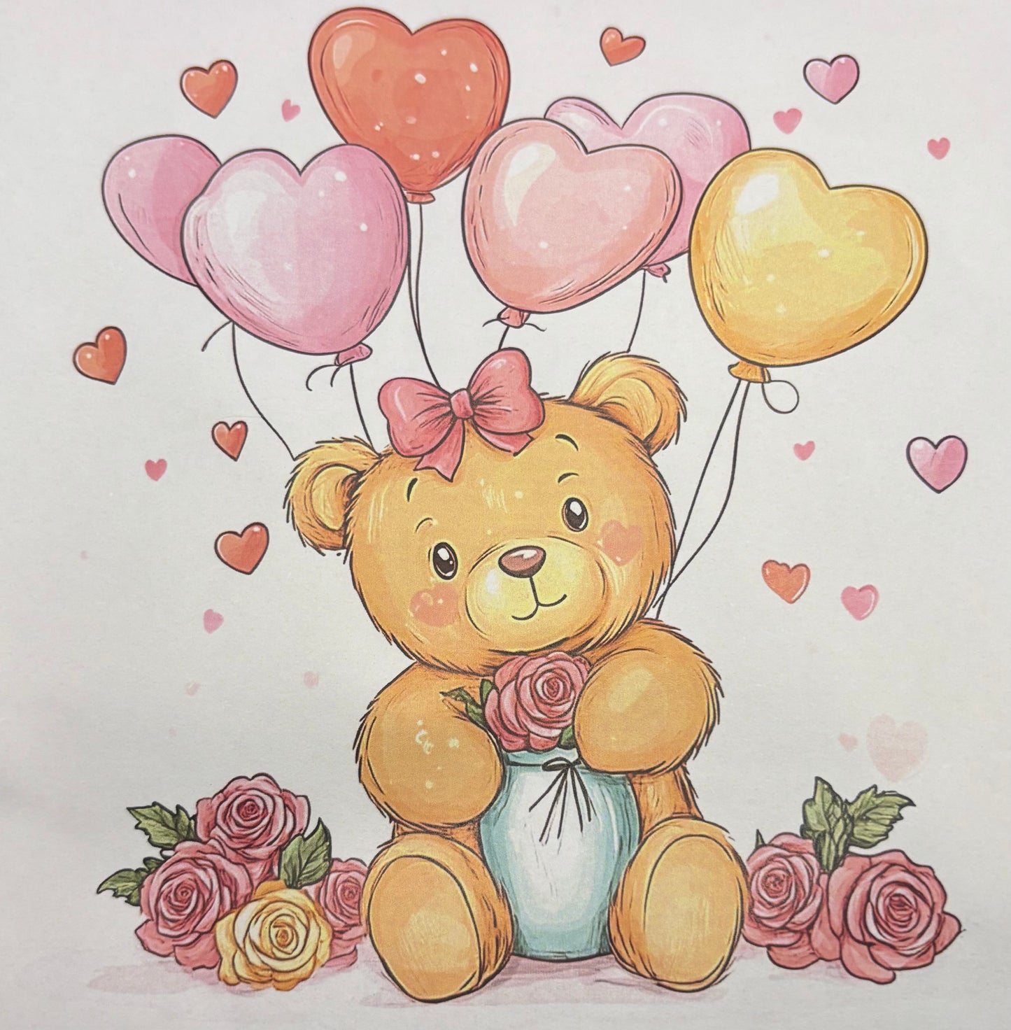 Gift Teddy Cross Stitch Kit
