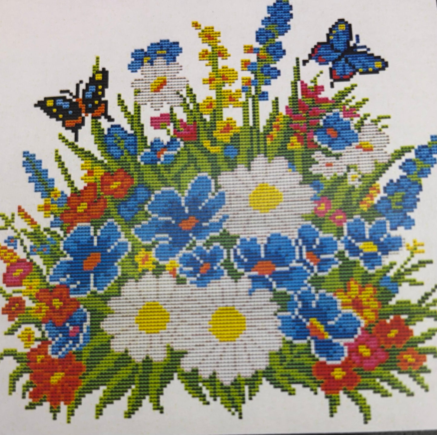 Wild Flowers Cross Stitch Kit