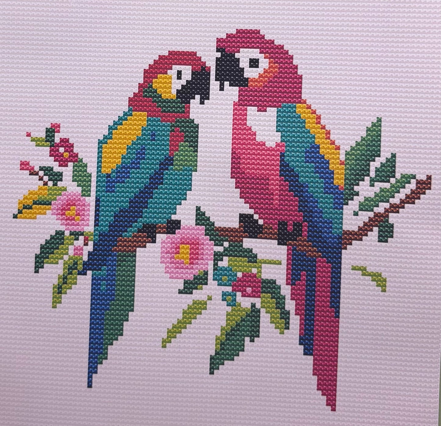 Parrots Cross Stitch Kit