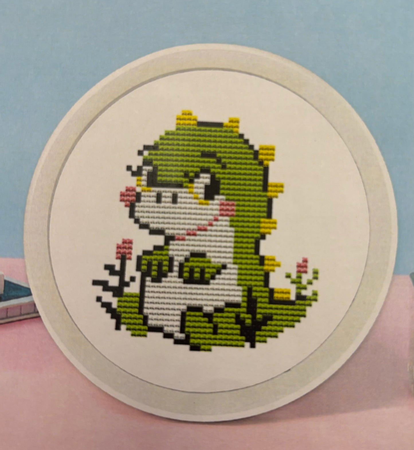 Dinosaur cross stitch kit