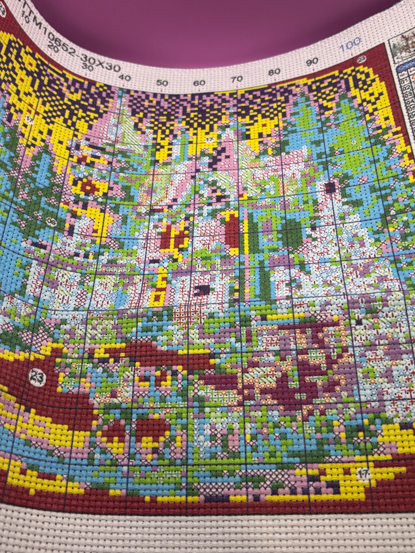 Christmassy House Cross Stitch