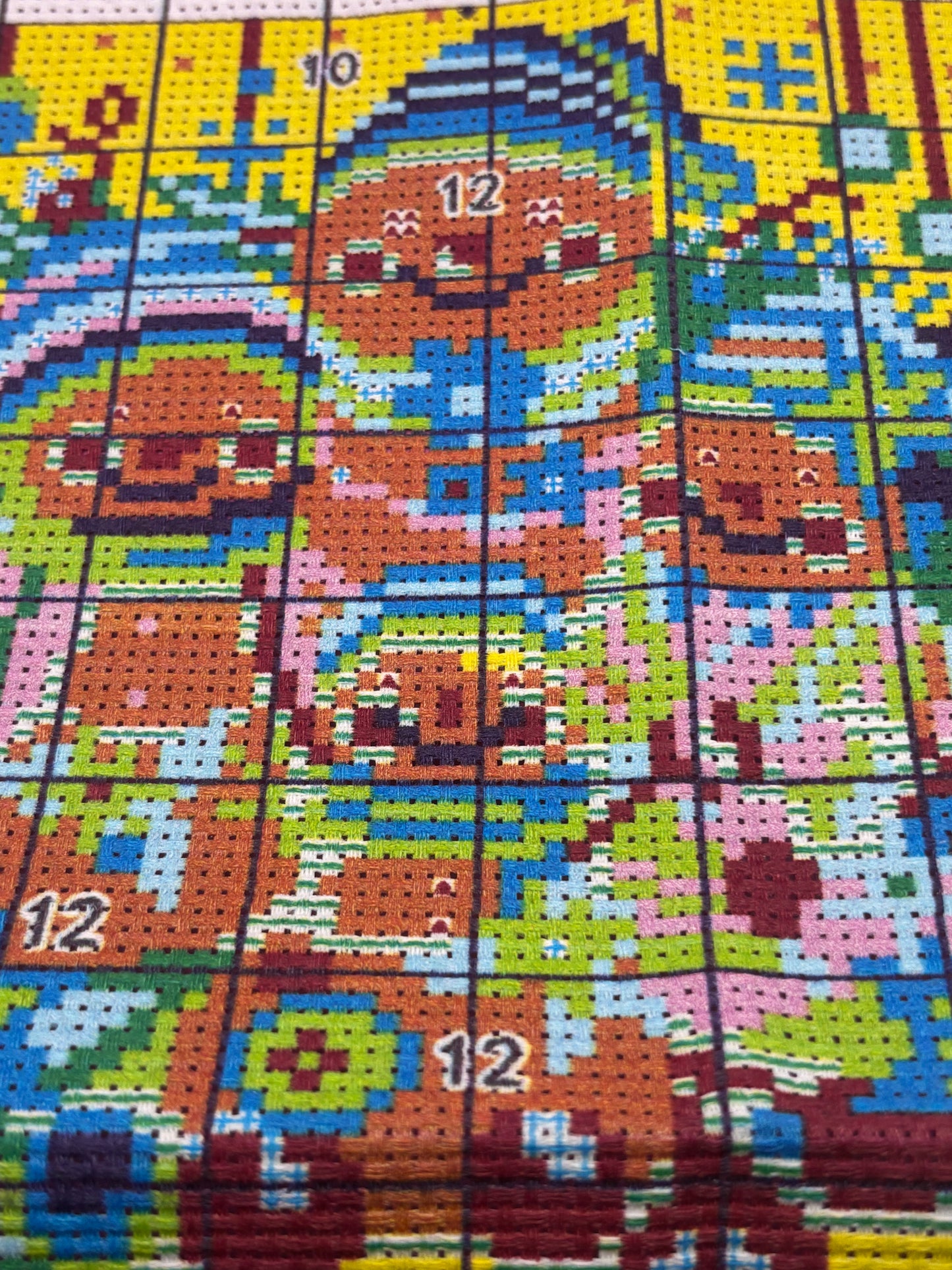Snow Man Family Cross Stitch Kit