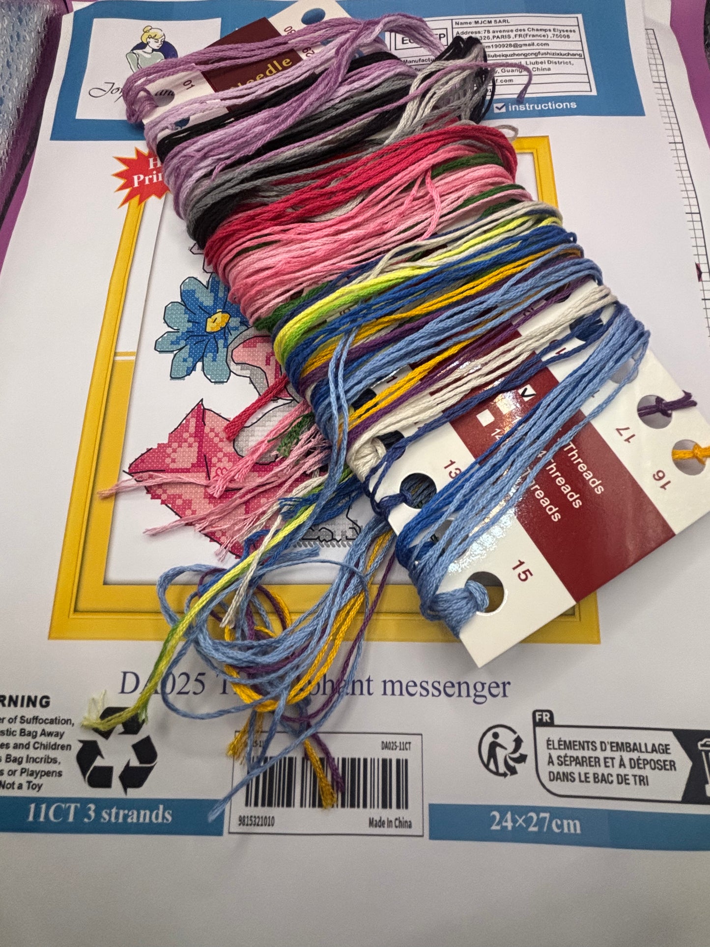 The Elephant Messenger Cross Stitch Kit