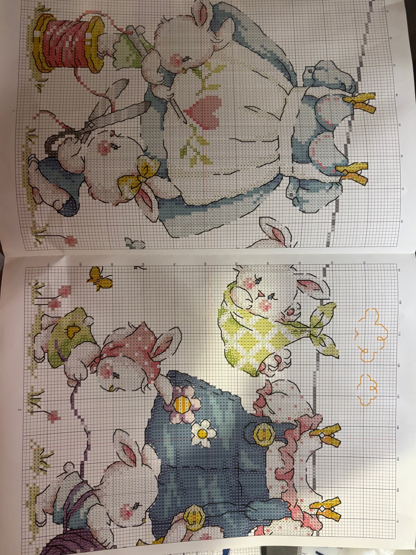 Sewing Rabbit Cross Stitch Kit