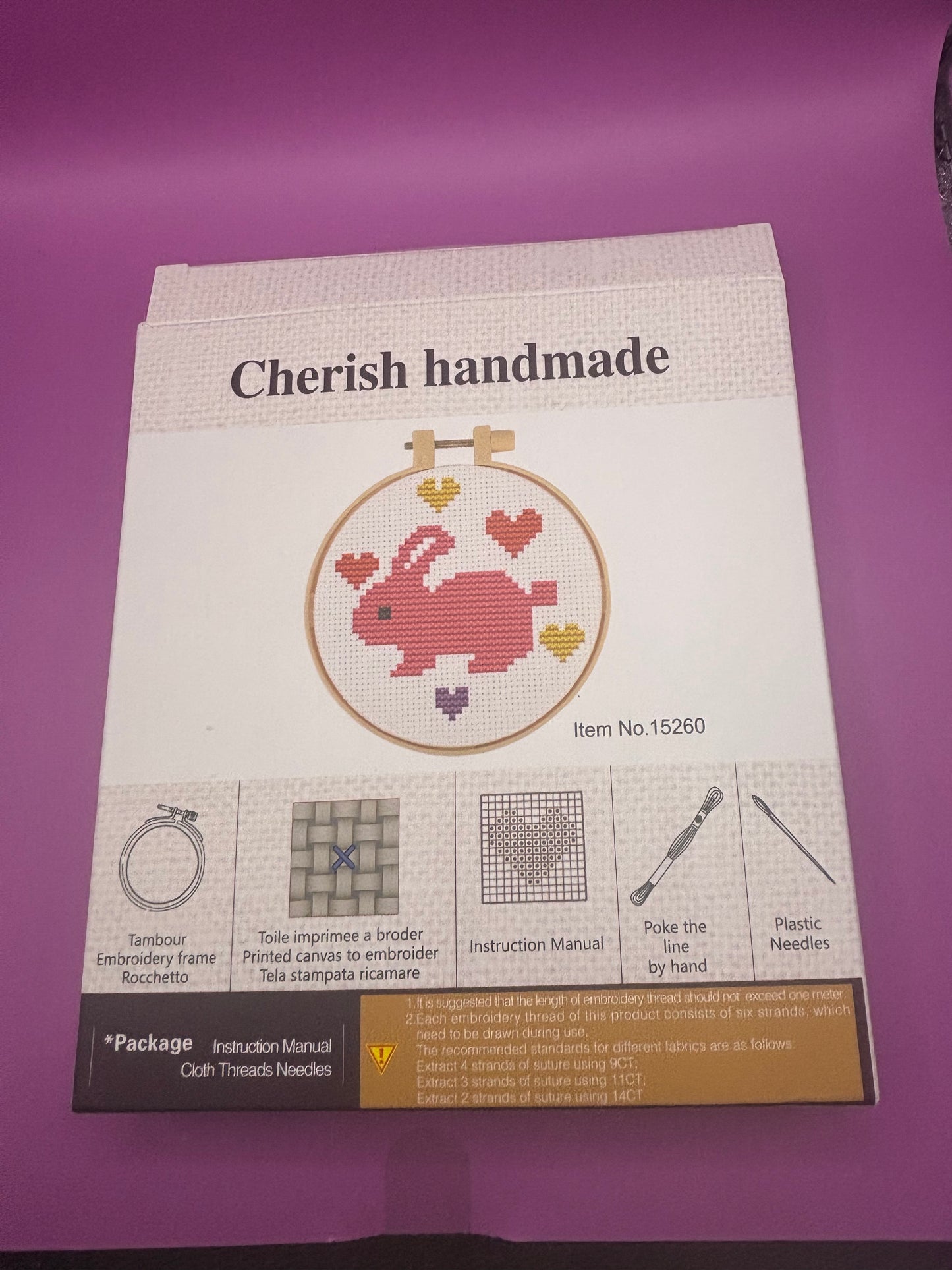 Bunny Cross Stitch Kit