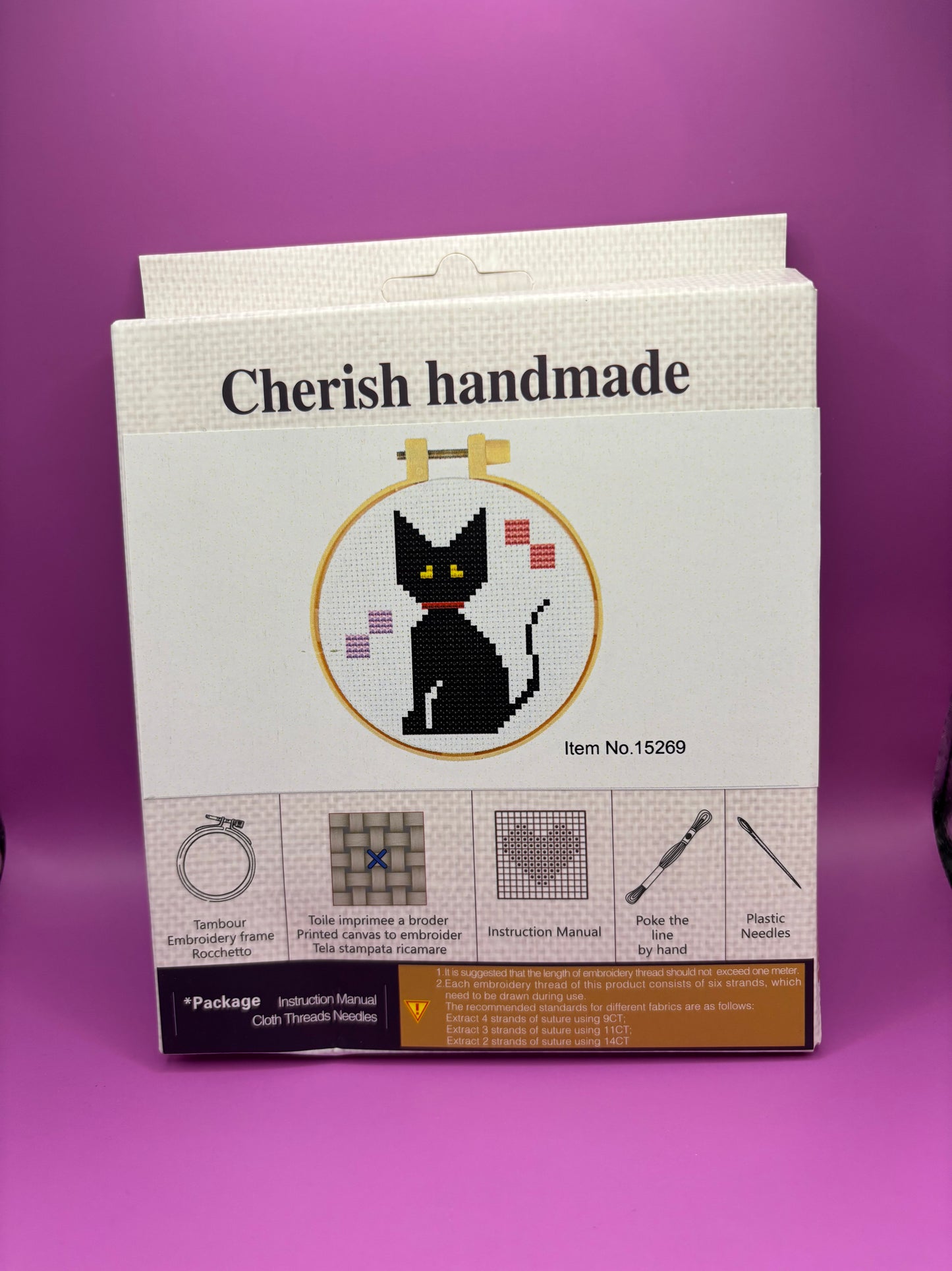 Cat Cross Stitch Kit