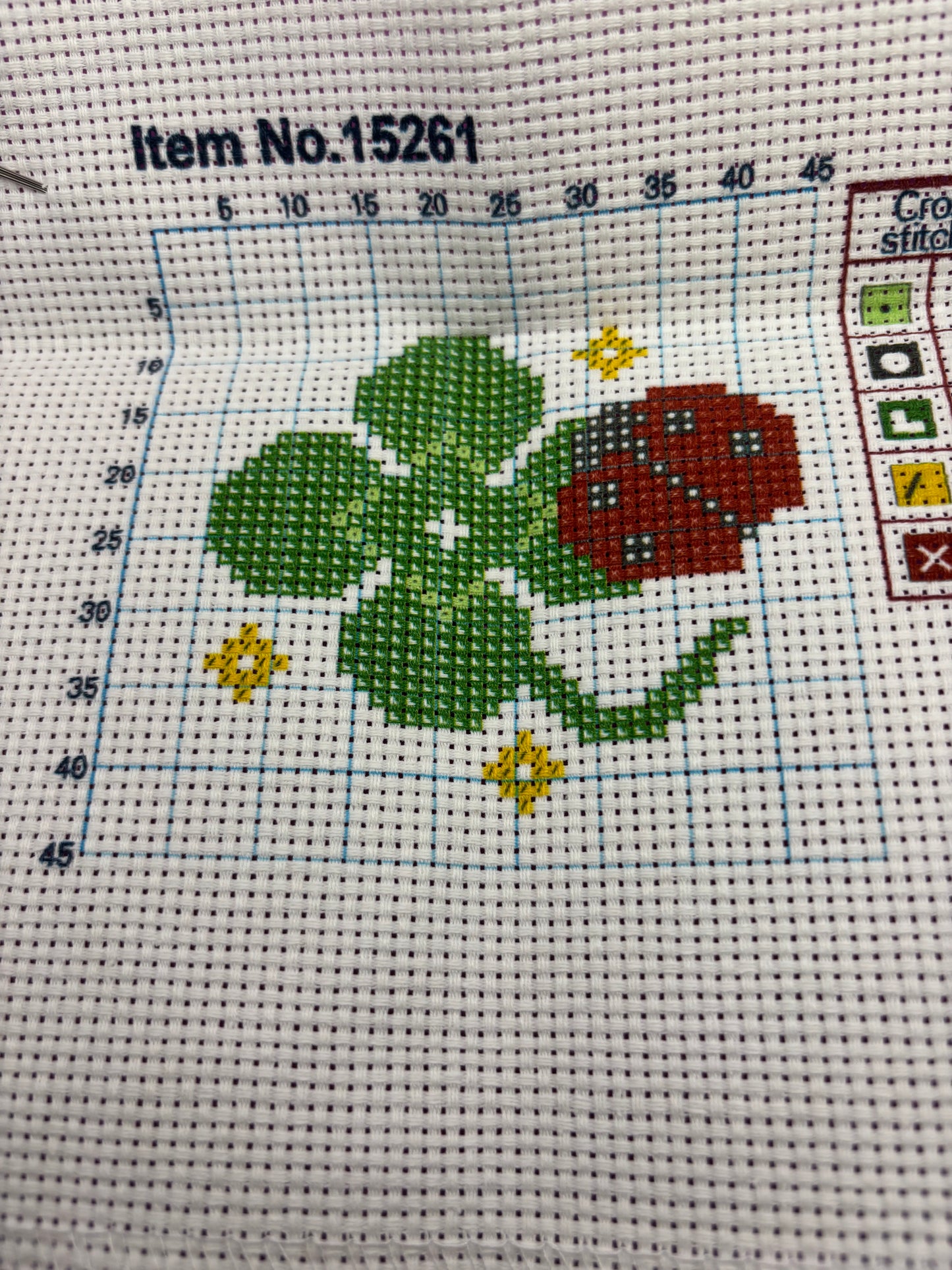 Lady Bug Cross Stitch Kit
