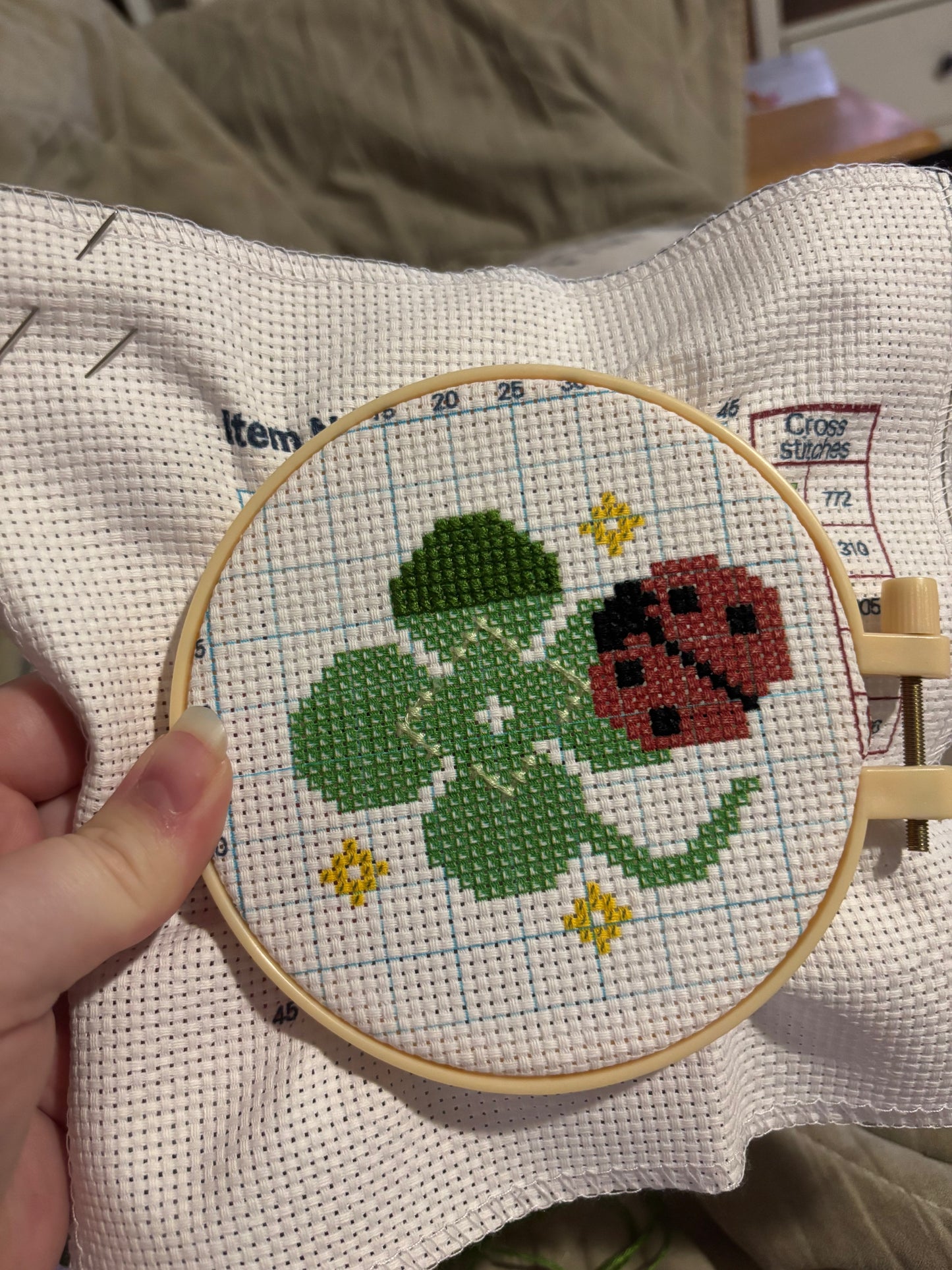 Lady Bug Cross Stitch Kit