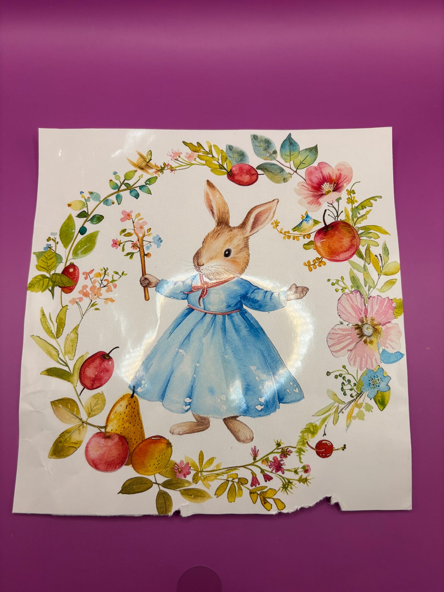 Butterfly Rabbit Cross Stitch Kit