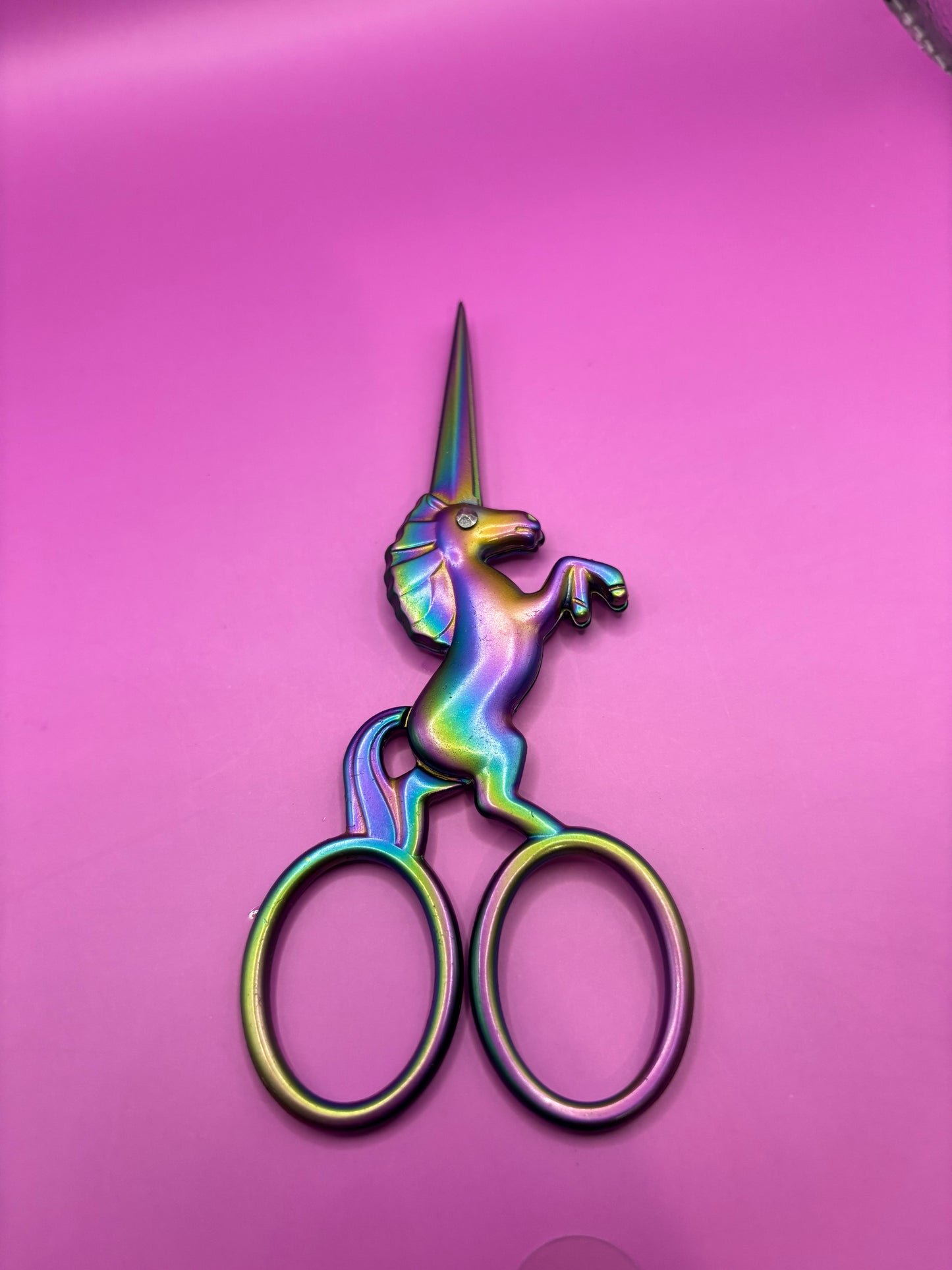 Unicorn Horn Titanium Stainless Steel Sewing Scissors
