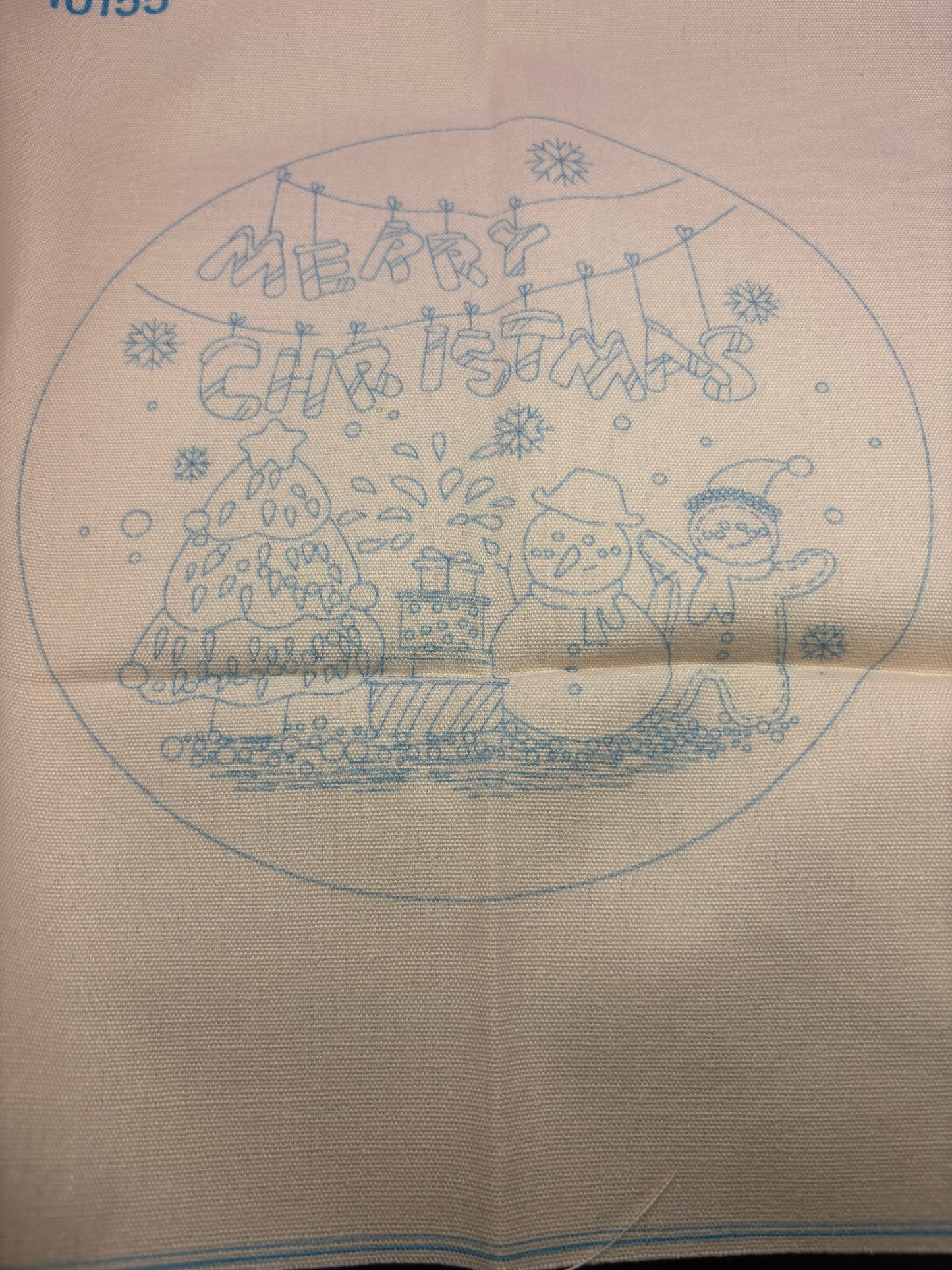 Merry Christmas Embroidery Kit