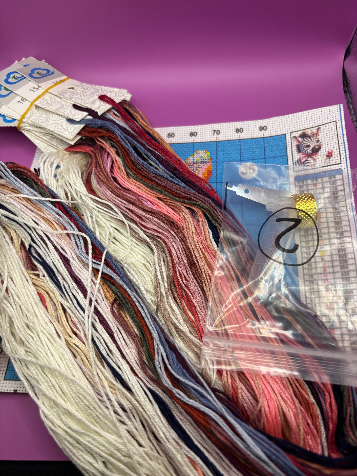 Baby Zebra Cross Stitch Kit