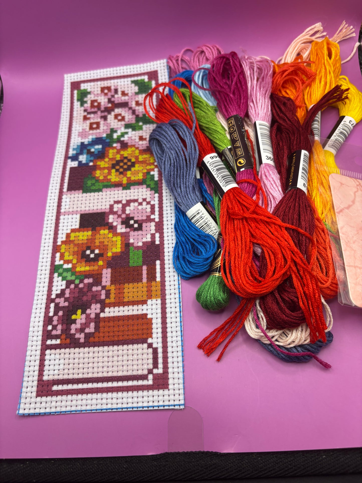 Book Mark Cross Stitch Kit