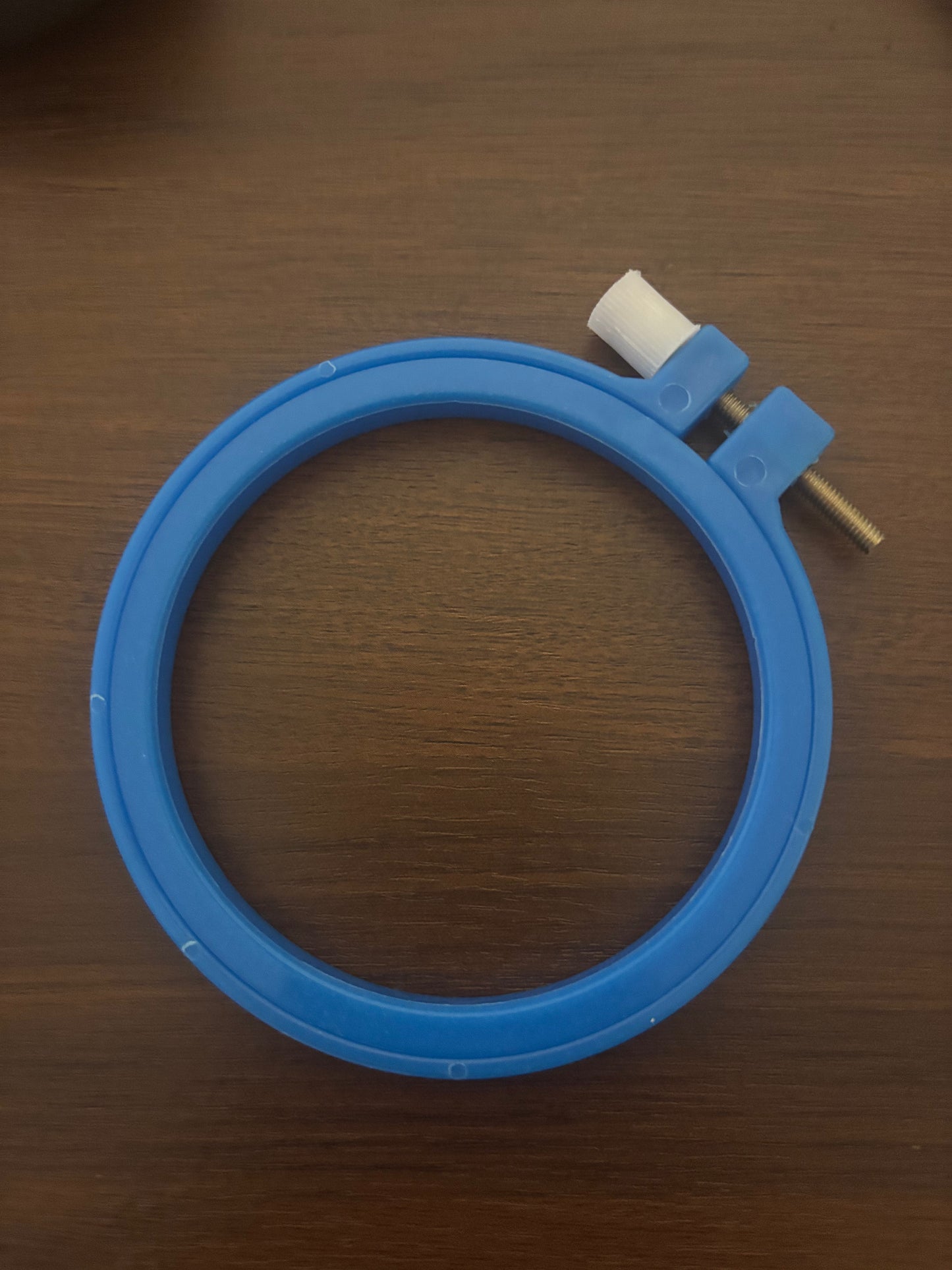 3 inch plastic hoop - blue