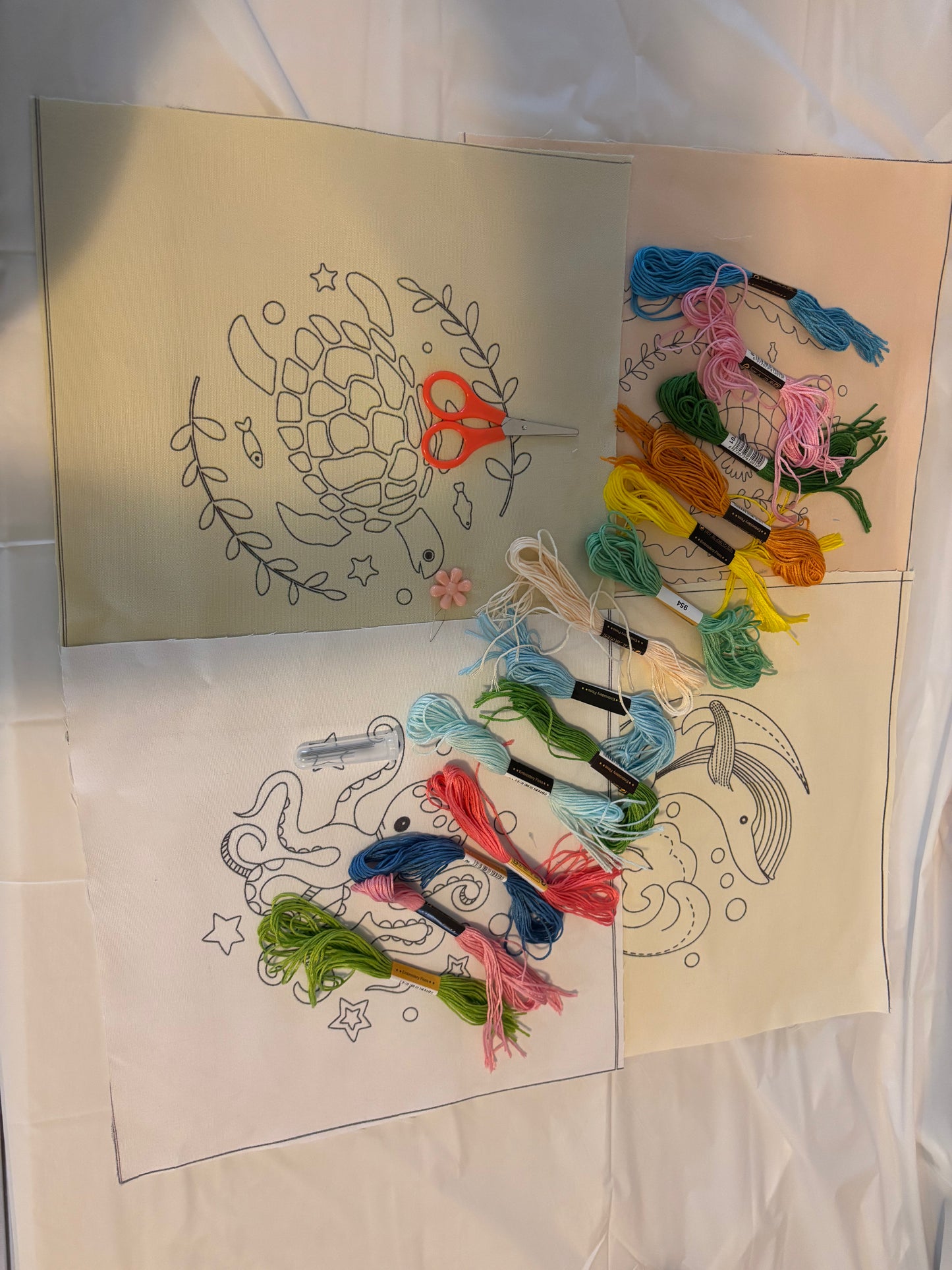 Ocean Animal Embroidery Kit