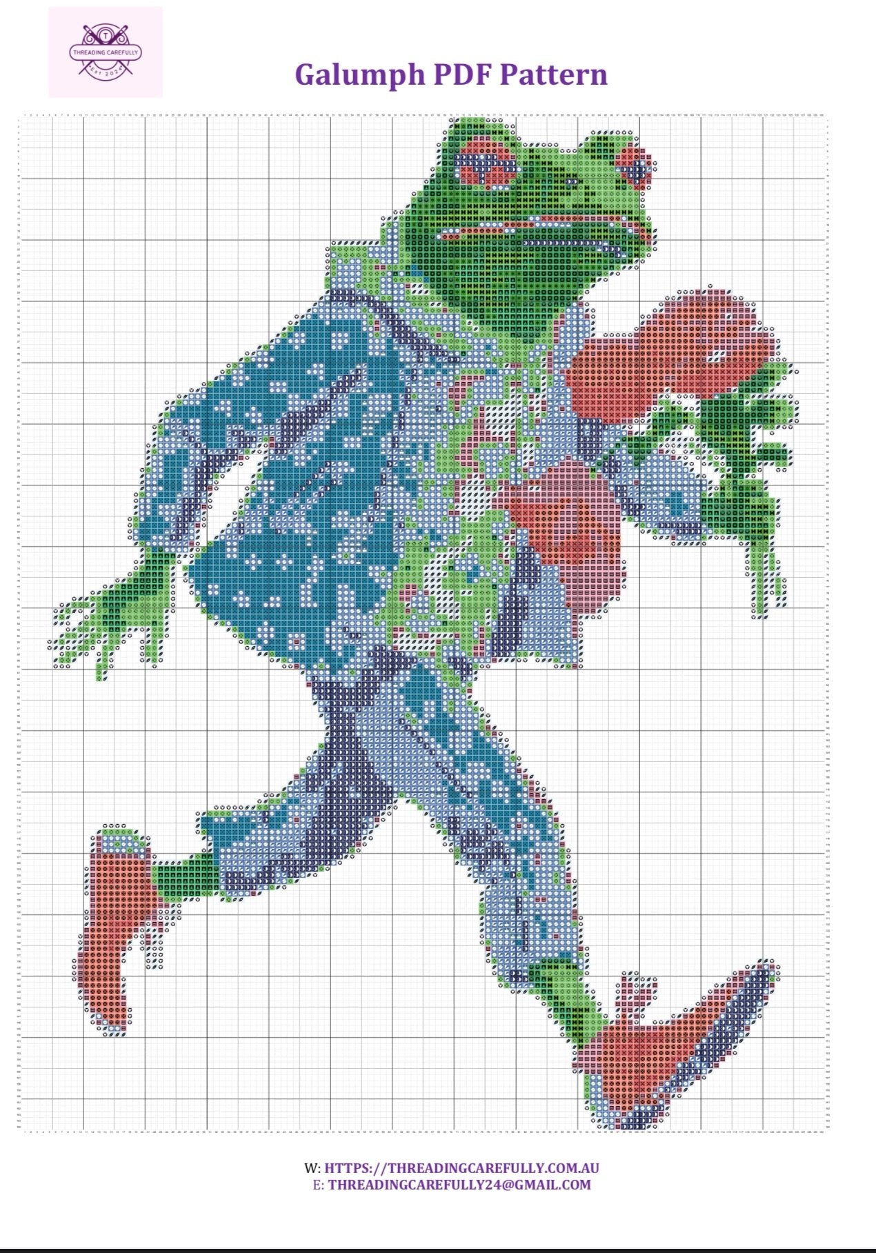 Galumph Downloadable PDF Pattern - Threading Carefully