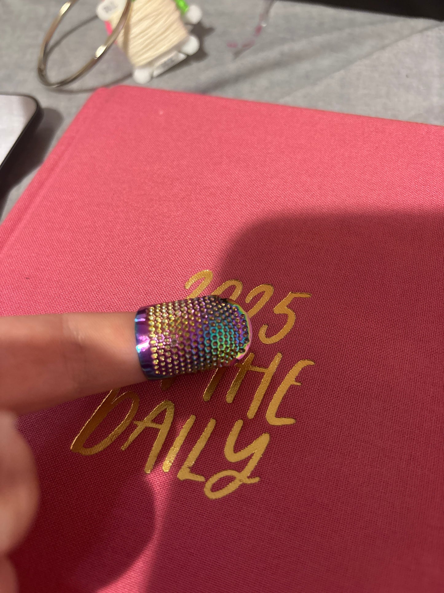 Metal Finger Thimbles - Threading Carefully