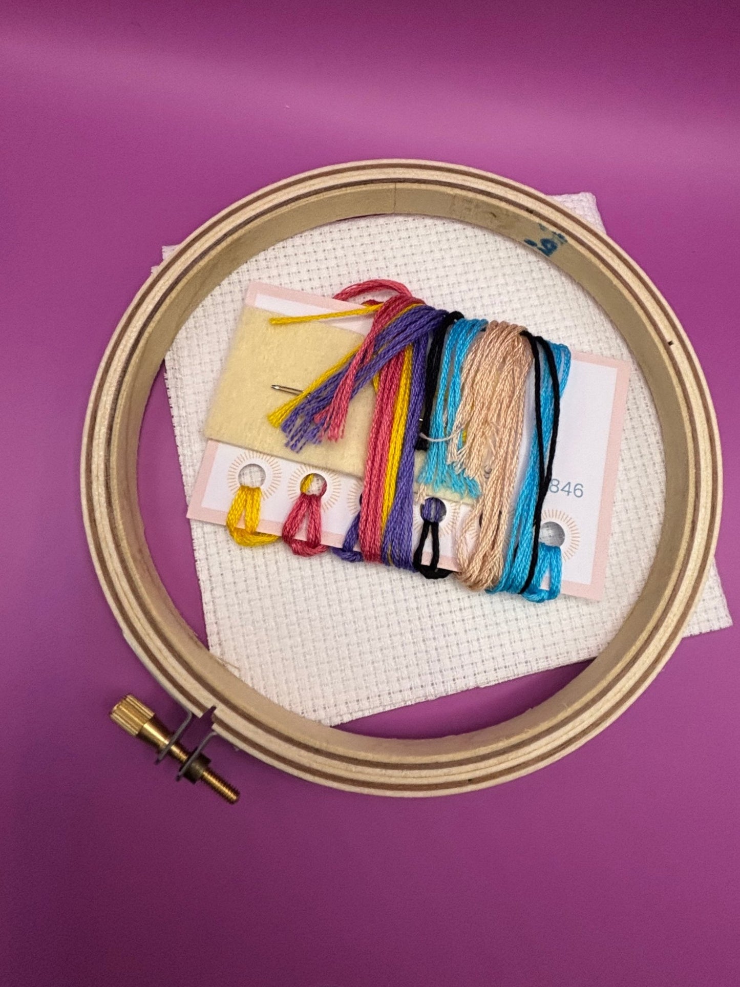 Unicorn Cross Stitch Kit - Threading Carefully