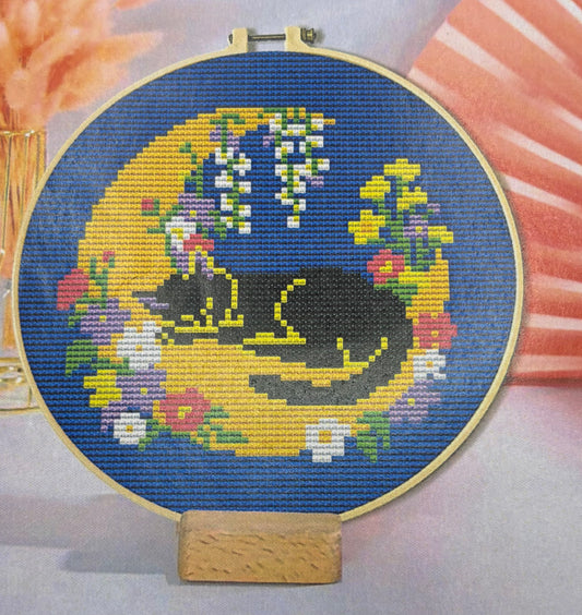 Goodnight Cat Cross Stitch kit