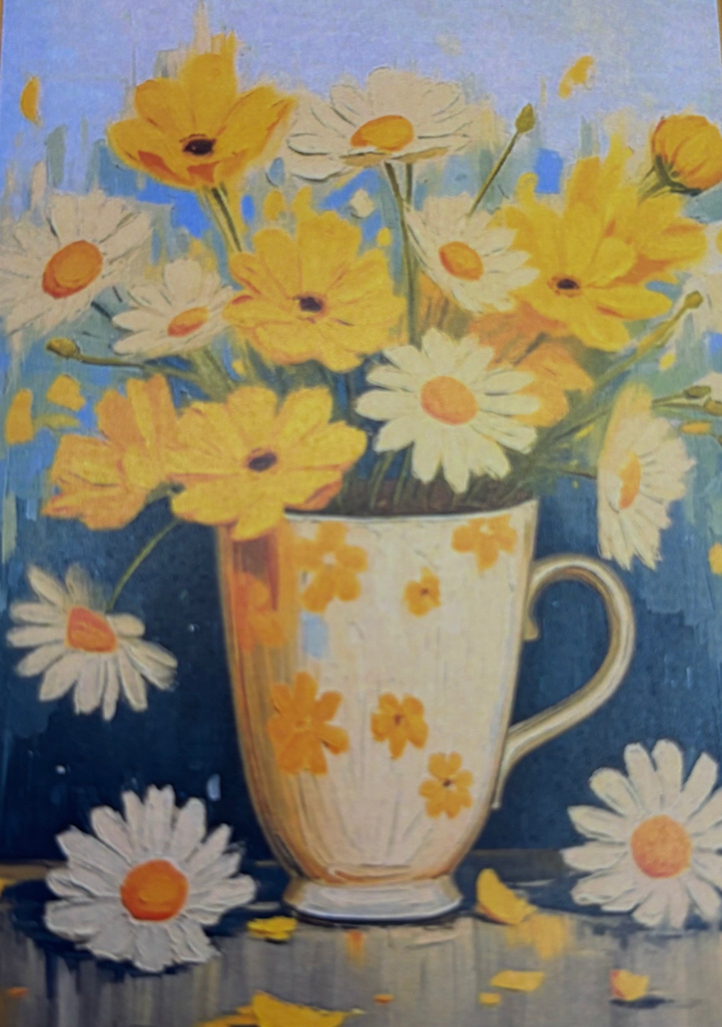Daisy Cup Cross Stitch Kit
