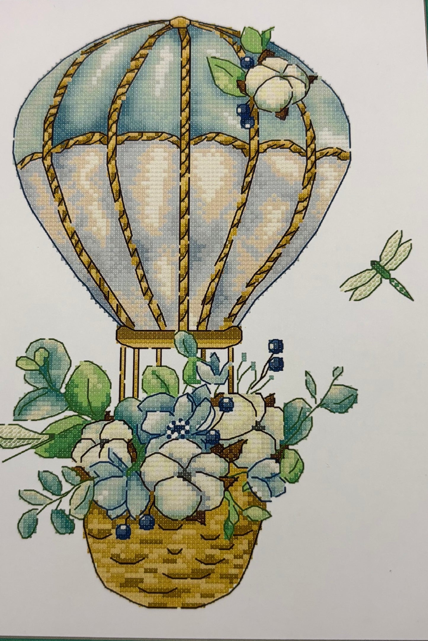 Hot Air Balloon Cross Stitch Kit