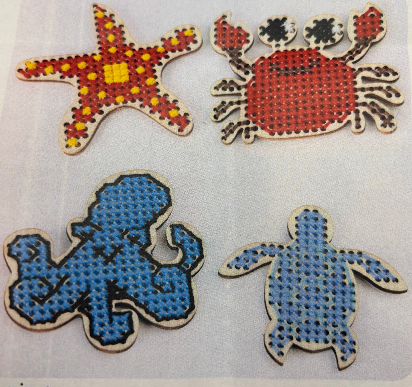 Wooden Cross Stitch mini Kits