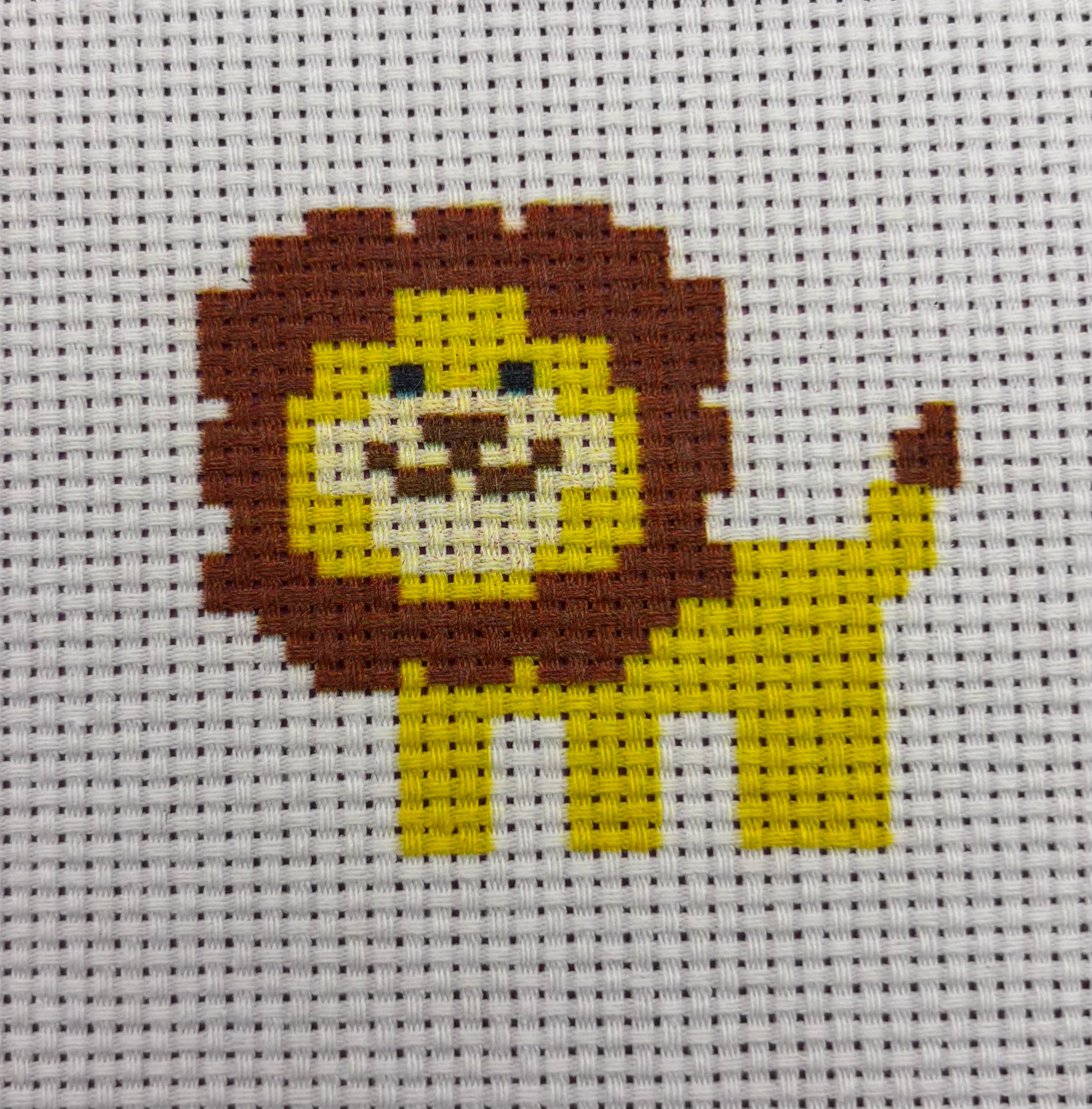 Mini Cross Stitch Kit - Threading Carefully