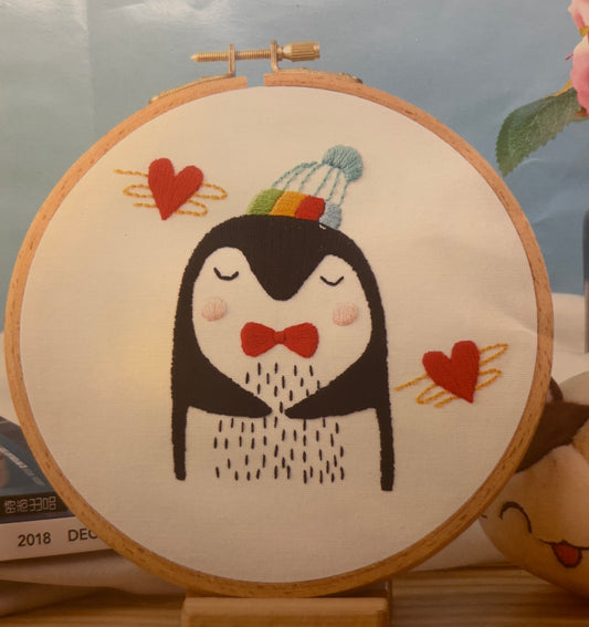 Embroidery Penguin