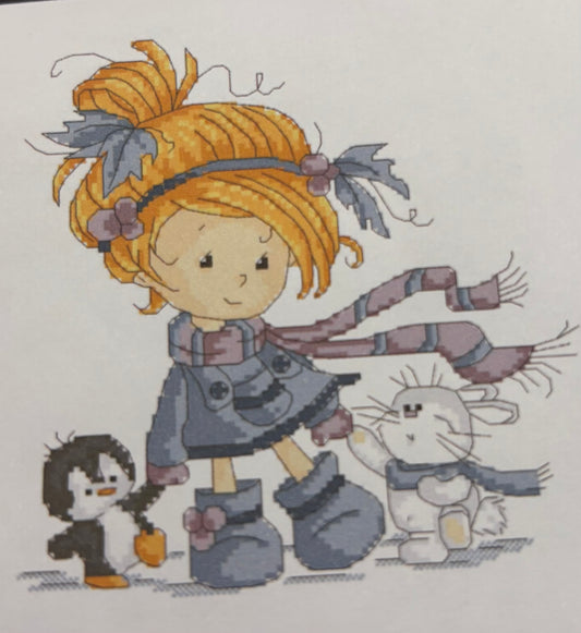 The Little Girl and Friends