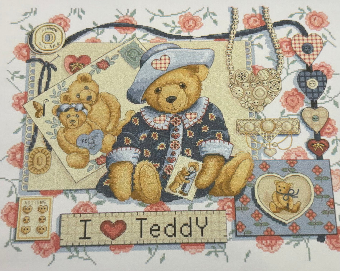 I love Bear Cross Stitch Kit