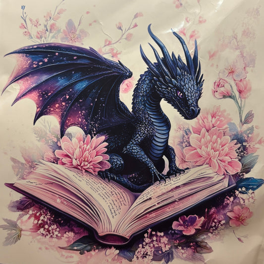 Book Dragon Cross Stitch Kit
