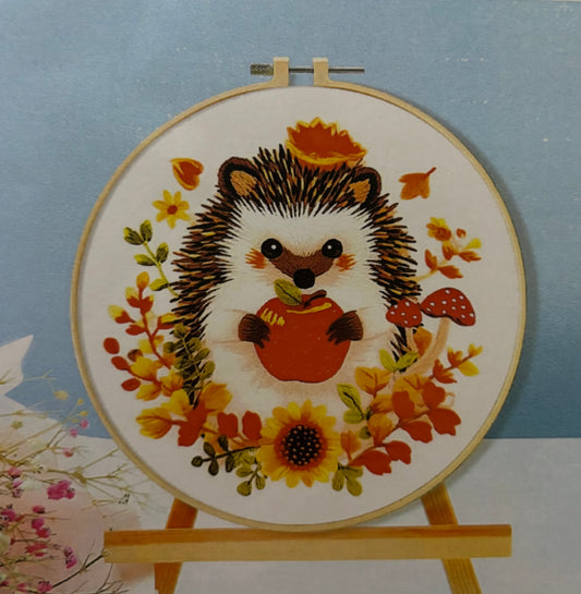 Hedgehog Cross Stitch Kit