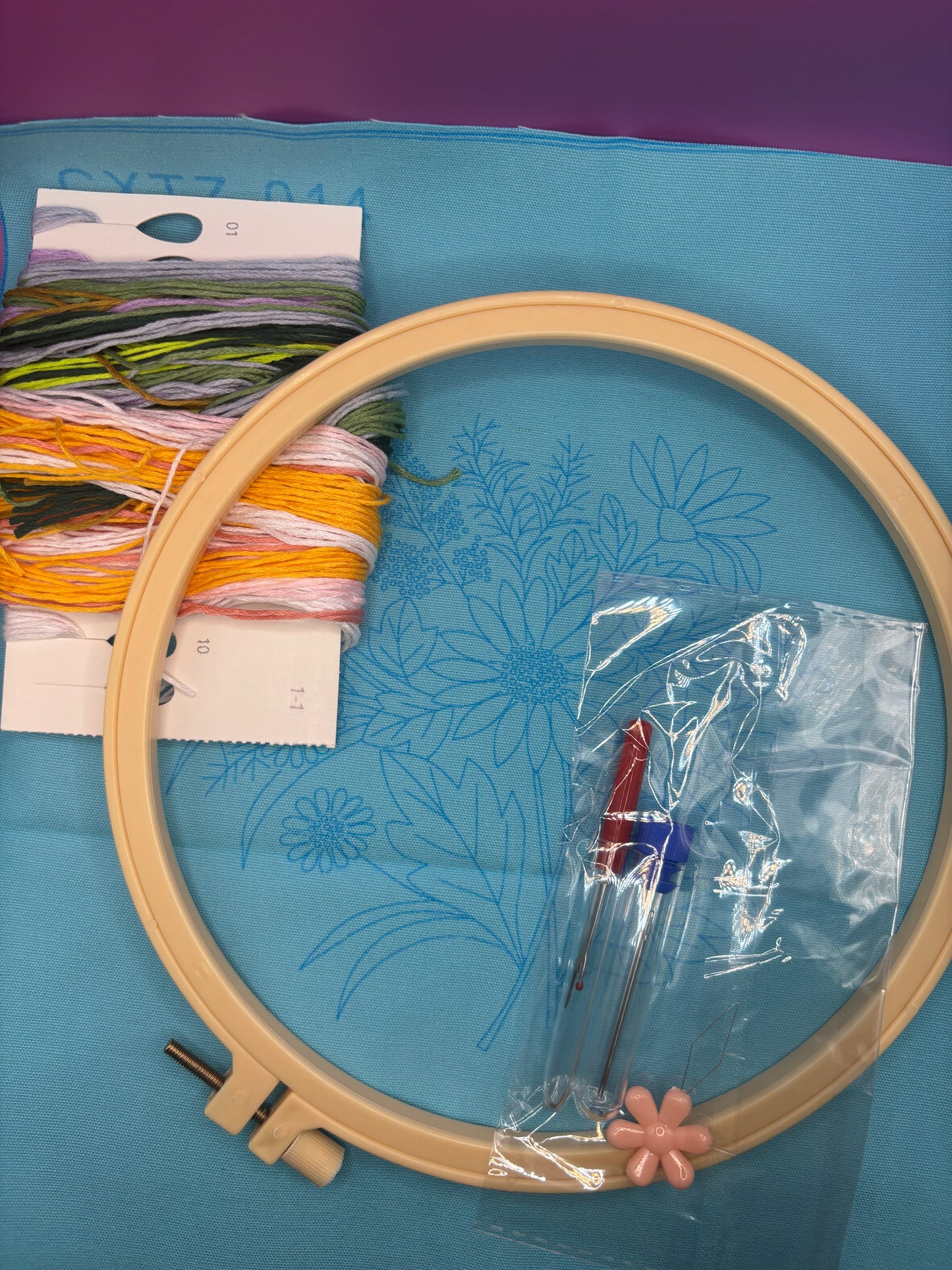 Flower Art Embroidery Kit