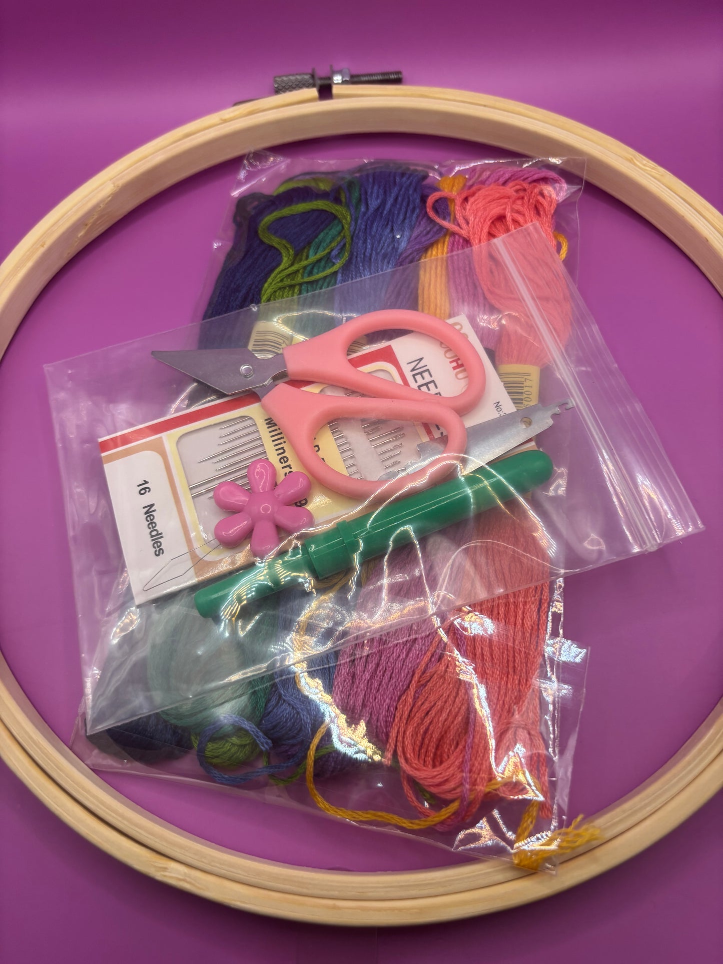 Enjoy Your Life Embroidery Sampler Kit