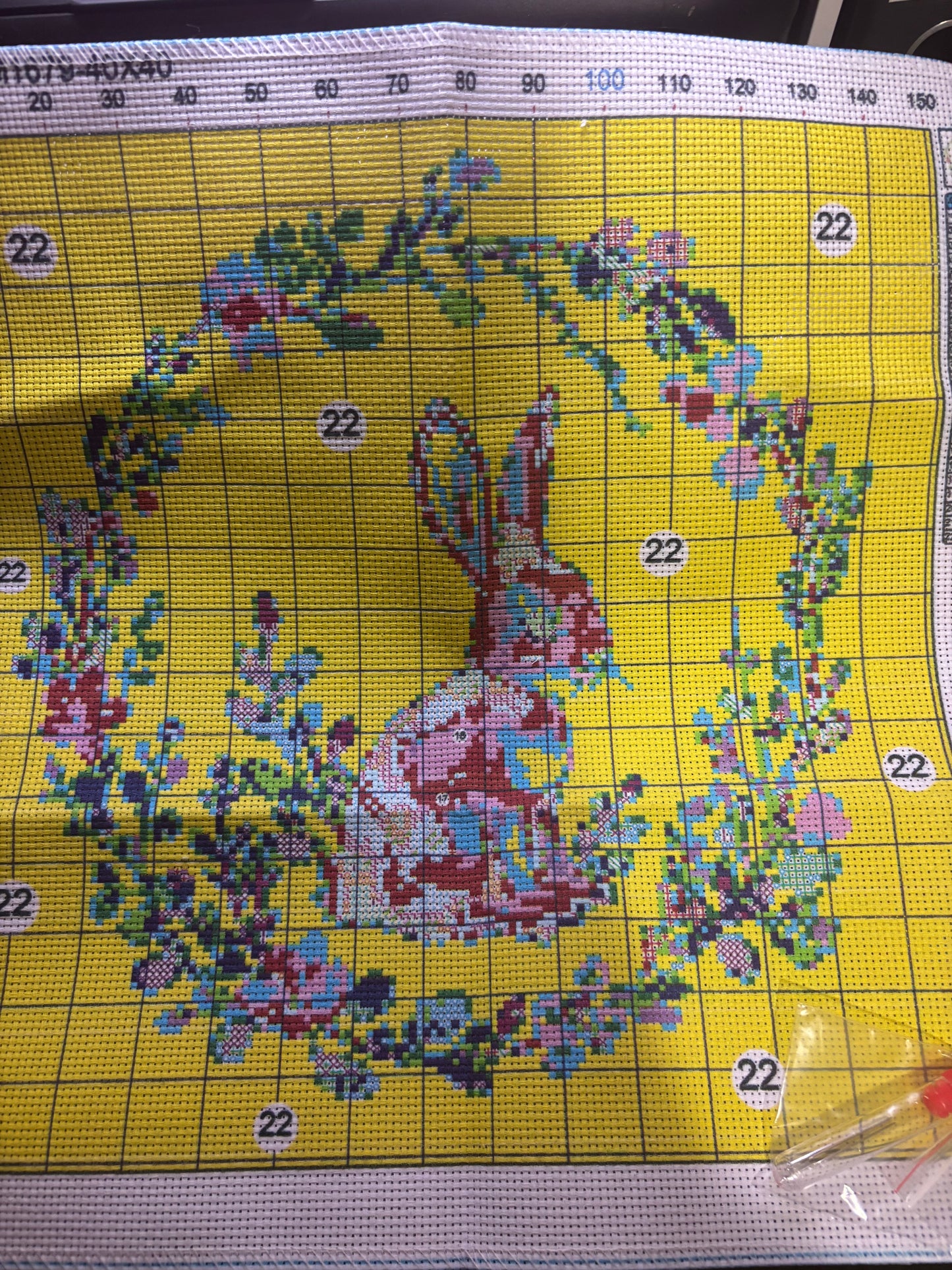Rabbit Cross Stitch Kit