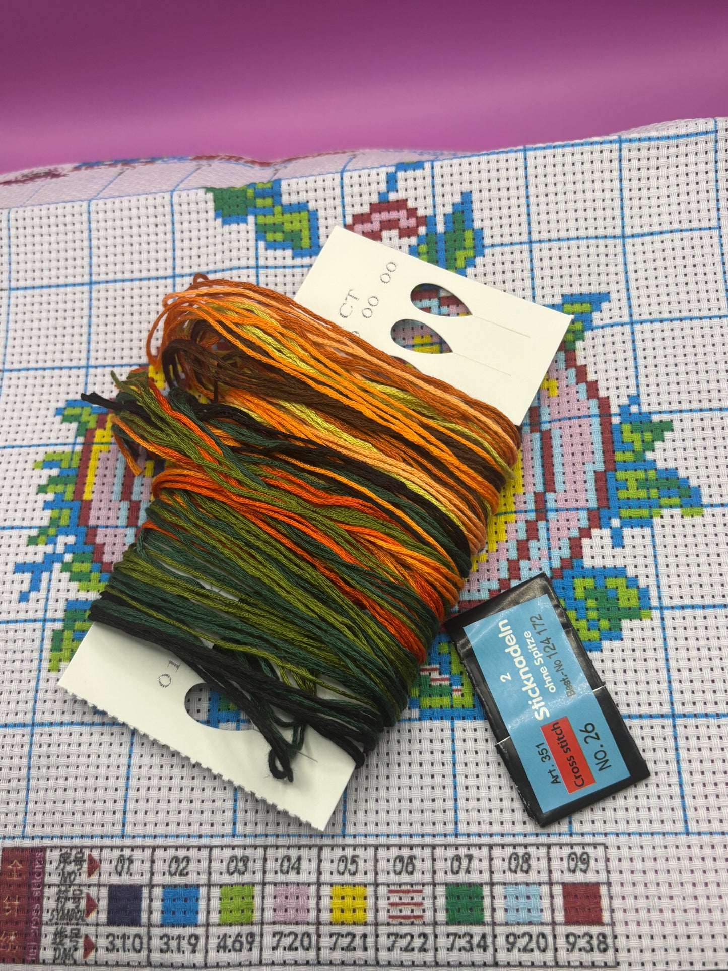 Pumpkin Halloween Cross Stitch Kit