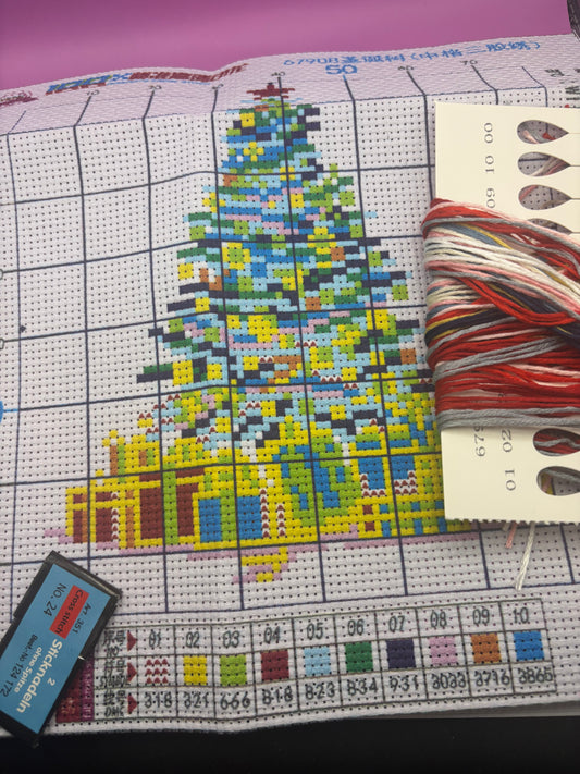 Christmas Tree Cross Stitch Kit