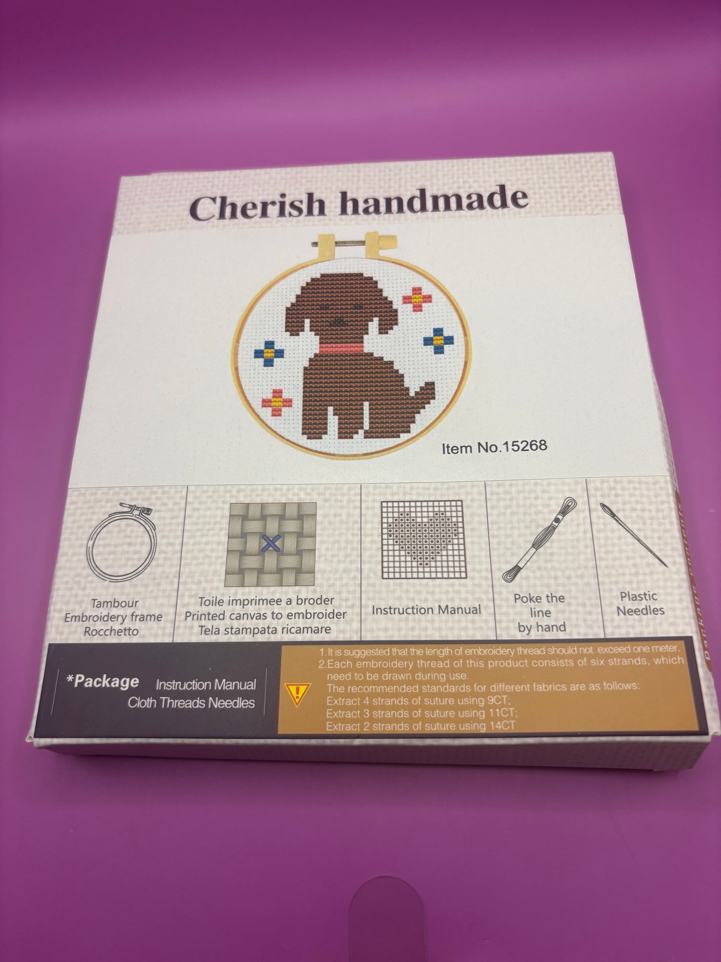 Dog Cross Stitch kit