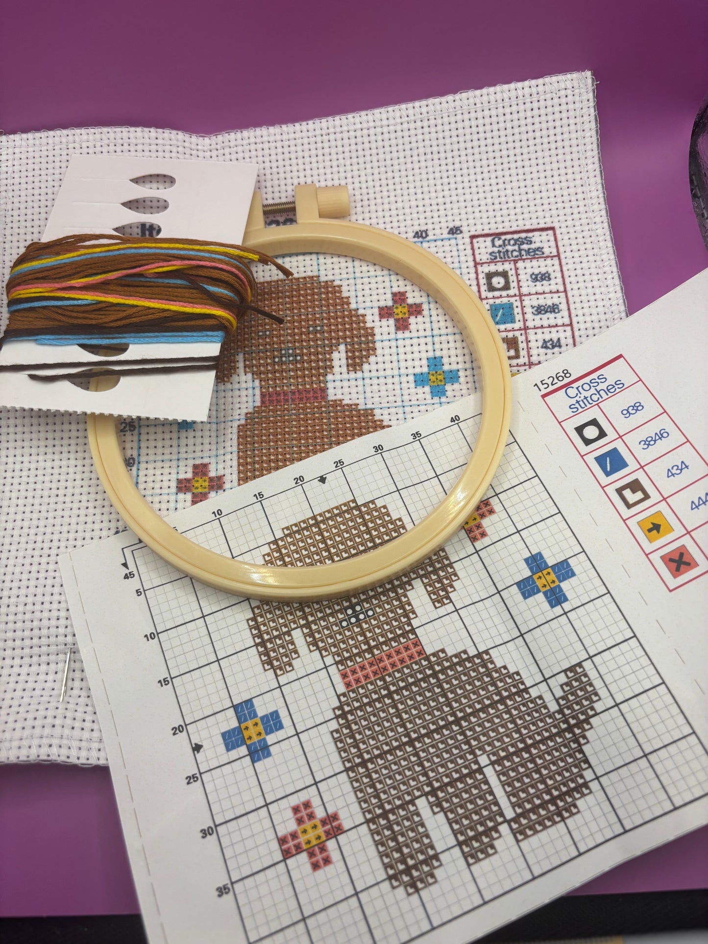 Dog Cross Stitch kit