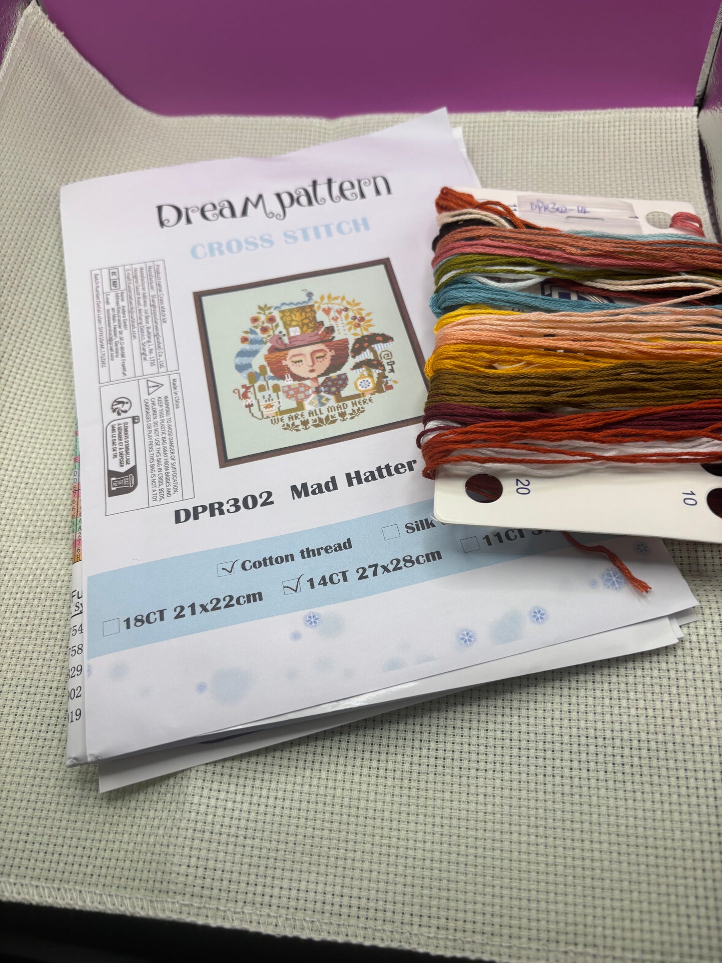 Mad Hatter Dreams Cross Stitch Kit