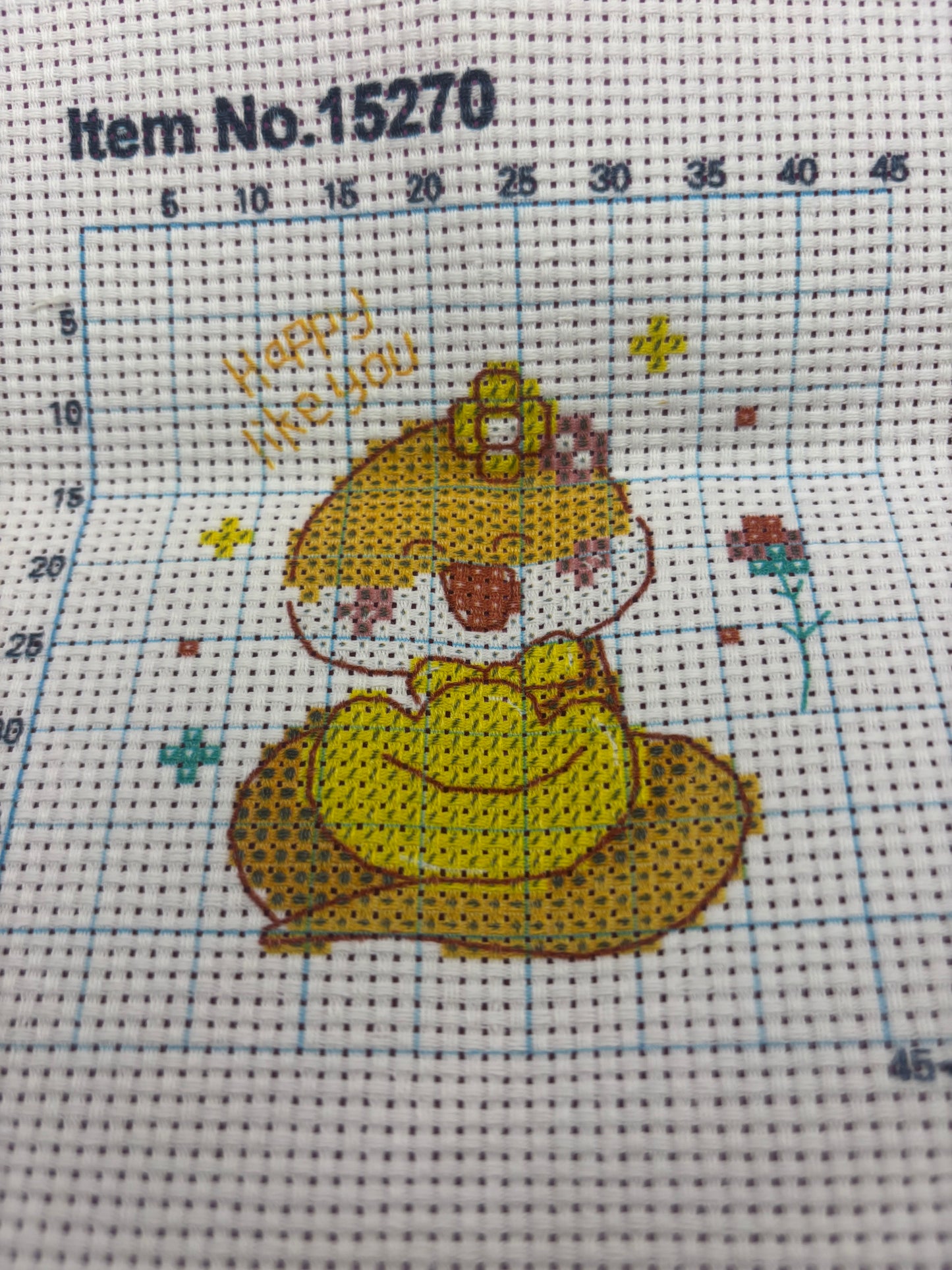 Happy Like You Snake Cross Stitch Kit