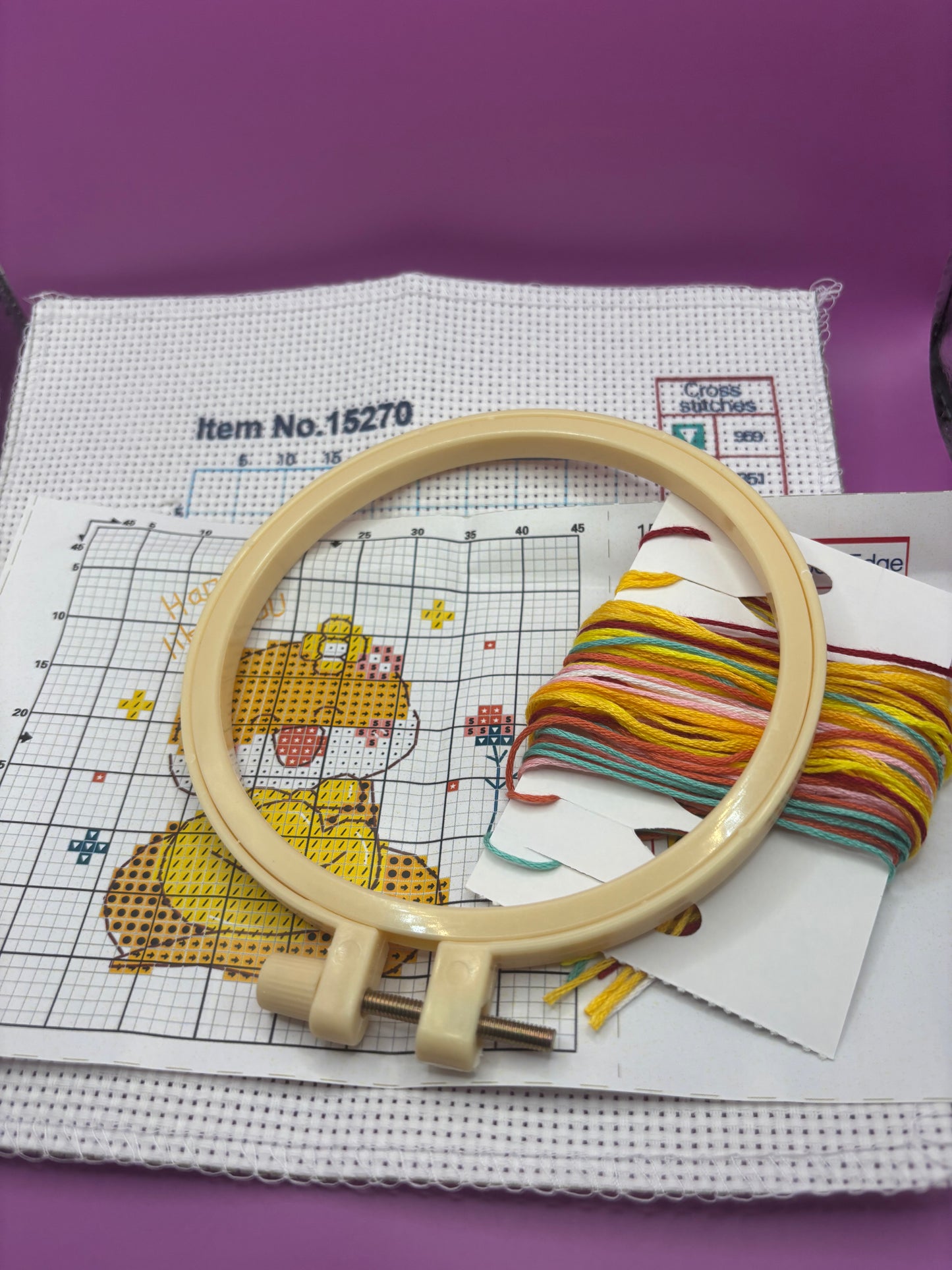 Happy Like You Snake Cross Stitch Kit