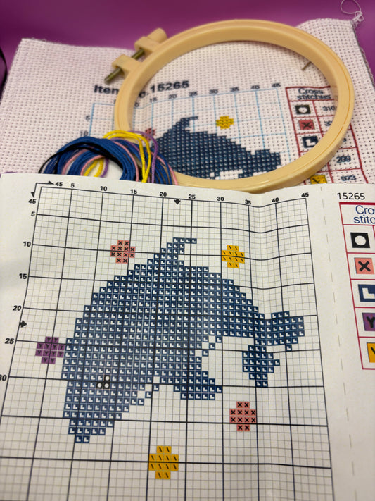 Dolphin Cross Stitch Kit