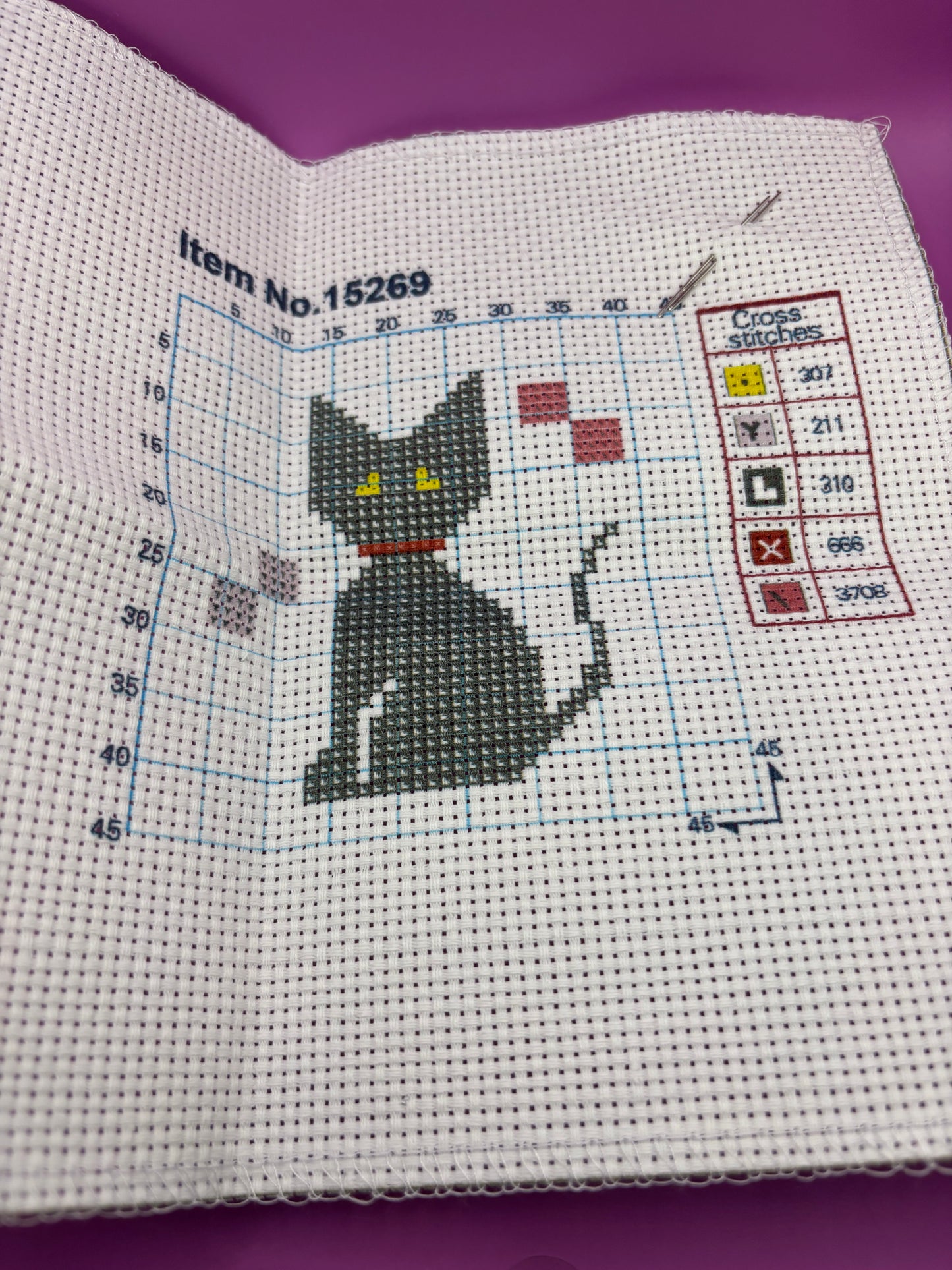 Cat Cross Stitch Kit