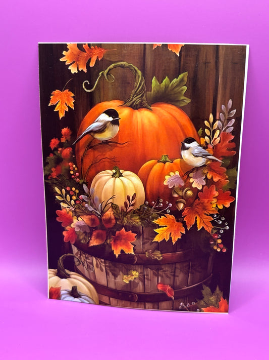 Pumpkin Barrel Cross Stitch Kit