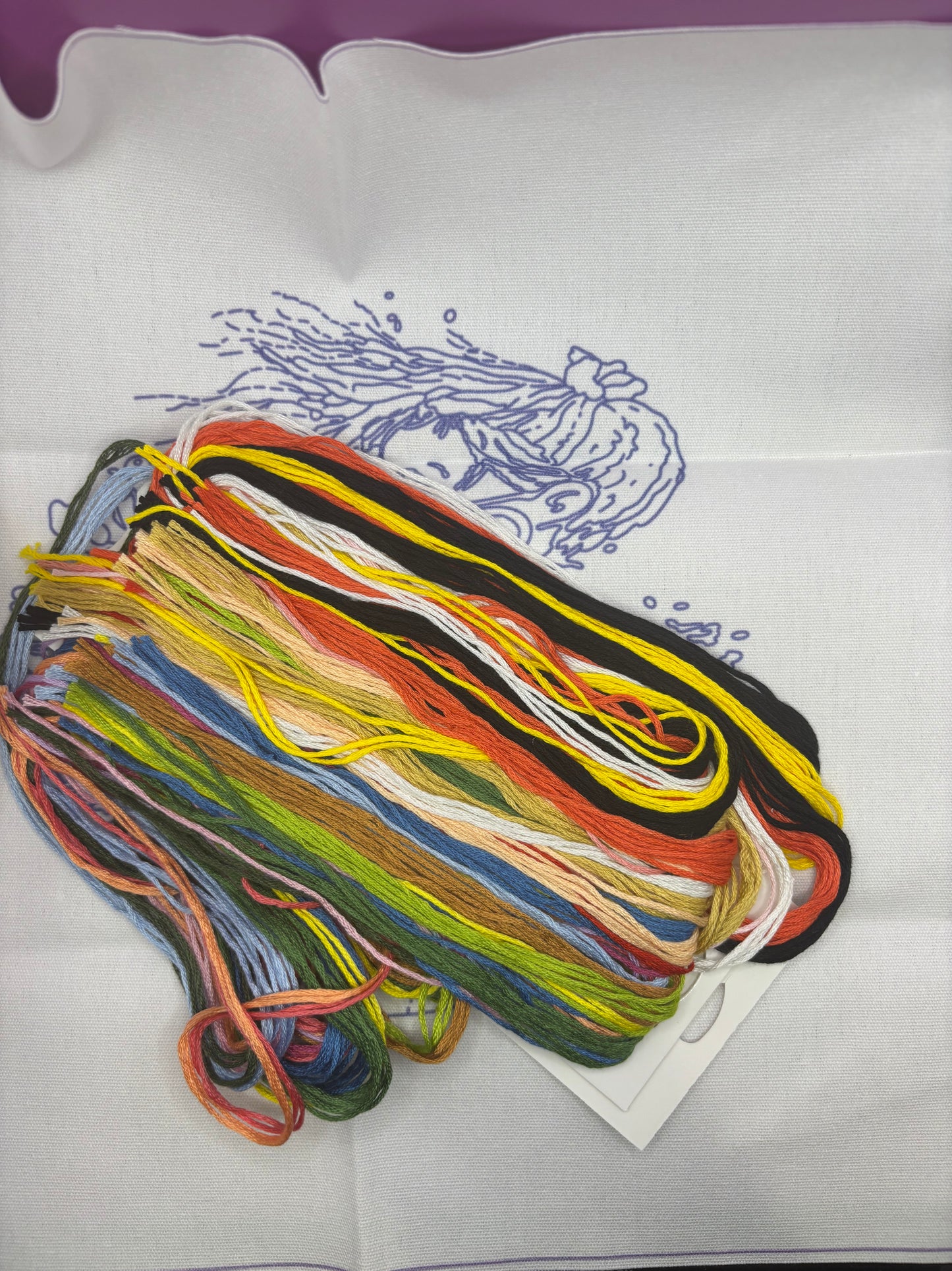 A Bunch of Flowers Embroidery Kit