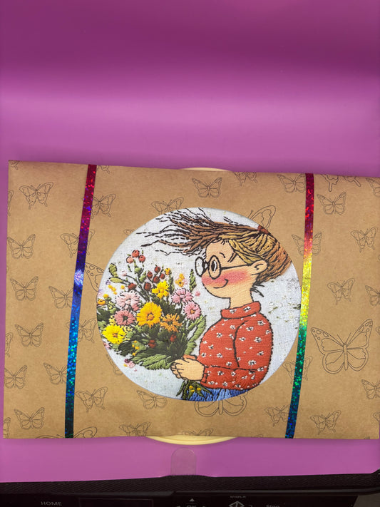 A Bunch of Flowers Embroidery Kit