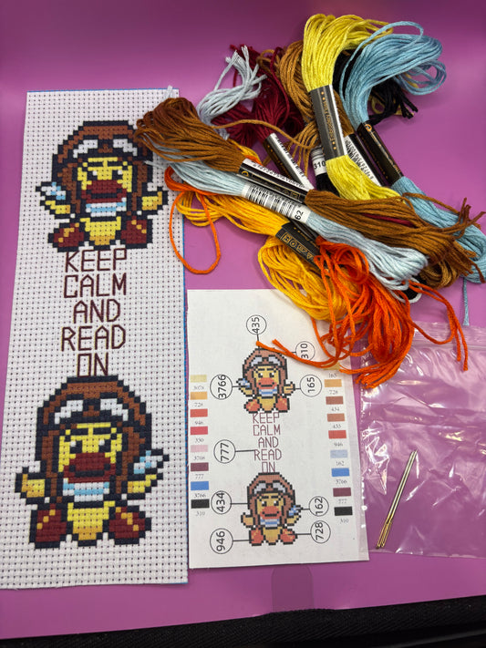 Book Mark Cross Stitch Kit