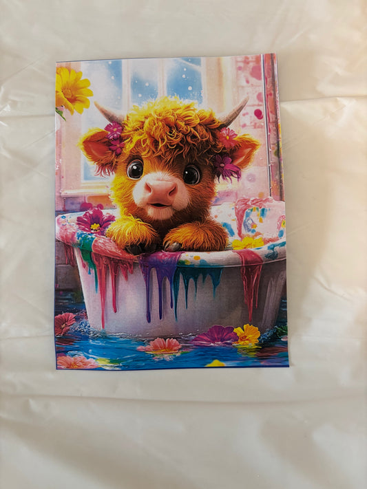 Bubble Bath Cow