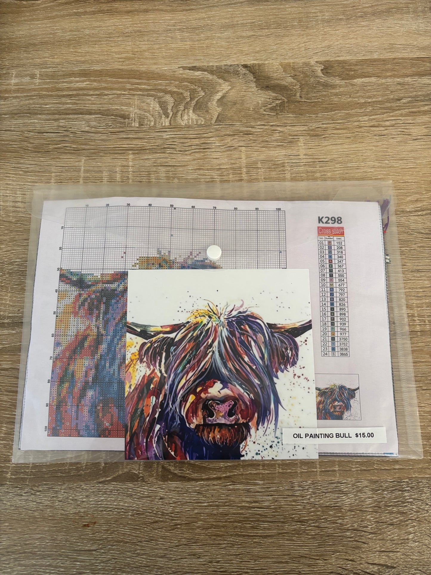 Oil Painting Bull